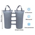 thumbnail image 4 of Ikerall Up to 30 lbs Grey Sand Bags Outdoor Canopy Weights, Durable, Waterproof, 4 Count, 4 of 7