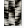 thumbnail image 2 of Momeni Xander Polyester Blend Striped Black Area Rug 5'3" X 7'6", 2 of 7