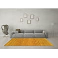 thumbnail image 3 of Ahgly Company Machine Washable Indoor Rectangle Abstract Yellow Modern Area Rugs, 2' x 5', 3 of 4