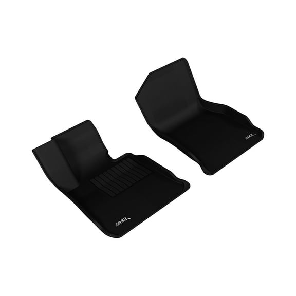 3D MAXpider Custom Fit Kagu Floor Mat (Black) for 2014-2020 BMW 4 Series (F32) / (F33) / (F36) - 1ST Row