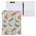 thumbnail image 6 of Three Ring Binder Whimsical Dragonfly 1.5 Inch Round Binder D-Rings for Office Supplies and More, 6 of 10