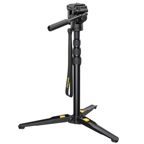 Trípode Fanttik DT10 Pro Ligero, Ajustable de 42,3", Montura de 1/4"