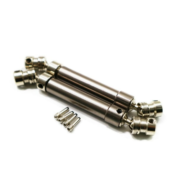 Bewildely Eje de transmisión central ligero de acero para 1/10 HPI VENTURE RC, pieza de coche RC, accesorios de coche, piezas de repuesto, pieza Kits de construcción modelo Titanio