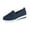 Blue, variant on Women's Orthopedic Casual Shoes Ethnic Arch Support Summer Fashion Hollow Breathable Flat Heel Soft Sole Shoes Non Slip Low Top Platform Shoes