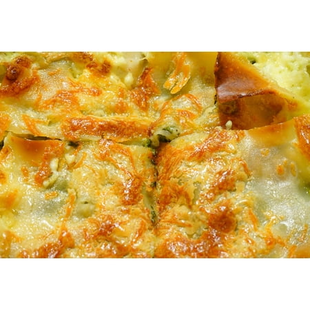 Canvas Print Broccoli Casserole Scalloped Cheese Eat Casserole Stretched Canvas 10 x