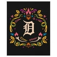 thumbnail image 4 of Women's New Era Black Detroit Tigers D-a de los Muertos V-Neck T-Shirt, 4 of 6