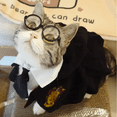thumbnail image 5 of Embroidered Pet Cloak Cat Dog Costume Wizard Cape Halloween Cosplay Outfit YingMart Clothes (Snake, L(8-15kg)), 5 of 9