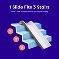 thumbnail image 2 of Stairslide Original Stair Mounted Kids Indoor Slide 4-Pack for 9-12 Stairs, 2 of 7