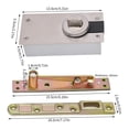 thumbnail image 6 of Wildnix Revolving Murphy Door Pivot System, Seamless Rotation, Minimalist Silver Design, Strong, Wear-Resistant, Quiet Operation for Modern Spaces, 6 of 6