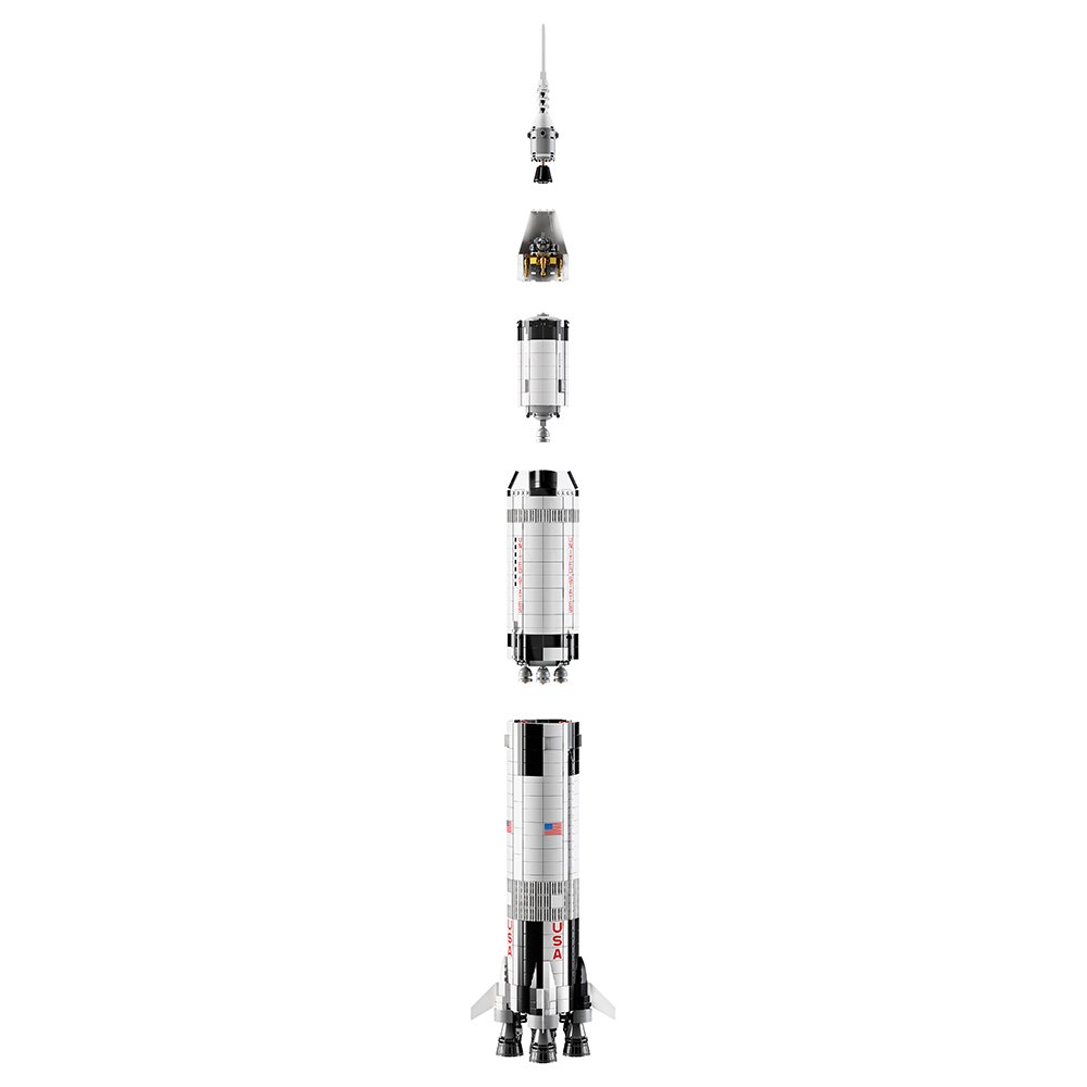 LEGO Ideas Nasa Apollo Saturn V 21309 Building Kit (1969 Piece) - image 3 of 9