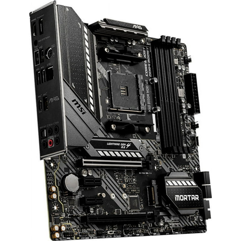 MSI MAG B550M MORTAR Desktop Motherboard - Walmart.com