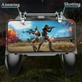 thumbnail image 2 of COOBILE Controlador de juego móvil para PUBG Mobile Controller L1R1 Mobile Gaming Trigger Joystick Gamepad para iOS y teléfono Android (actualización W10), 2 of 5
