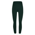 thumbnail image 5 of MASRIN Athletic Leggings for Women High Waisted Tummy Control Yoga Pants Solid Color Casual Running Workout Tights Green XL, 5 of 5