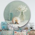 thumbnail image 3 of Designart 'Pastel Bath IV' Farmhouse Metal Circle Wall Art, 3 of 3