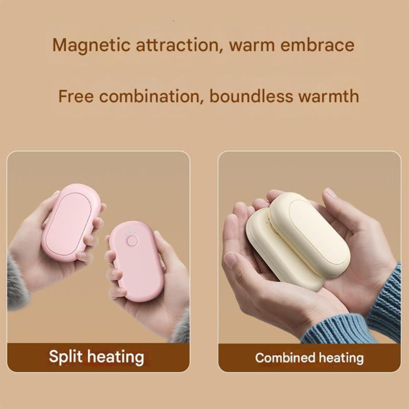 ANXPTIME Adjustable Hand Warmer Magnetic Detachable Design Type C Charging Heat