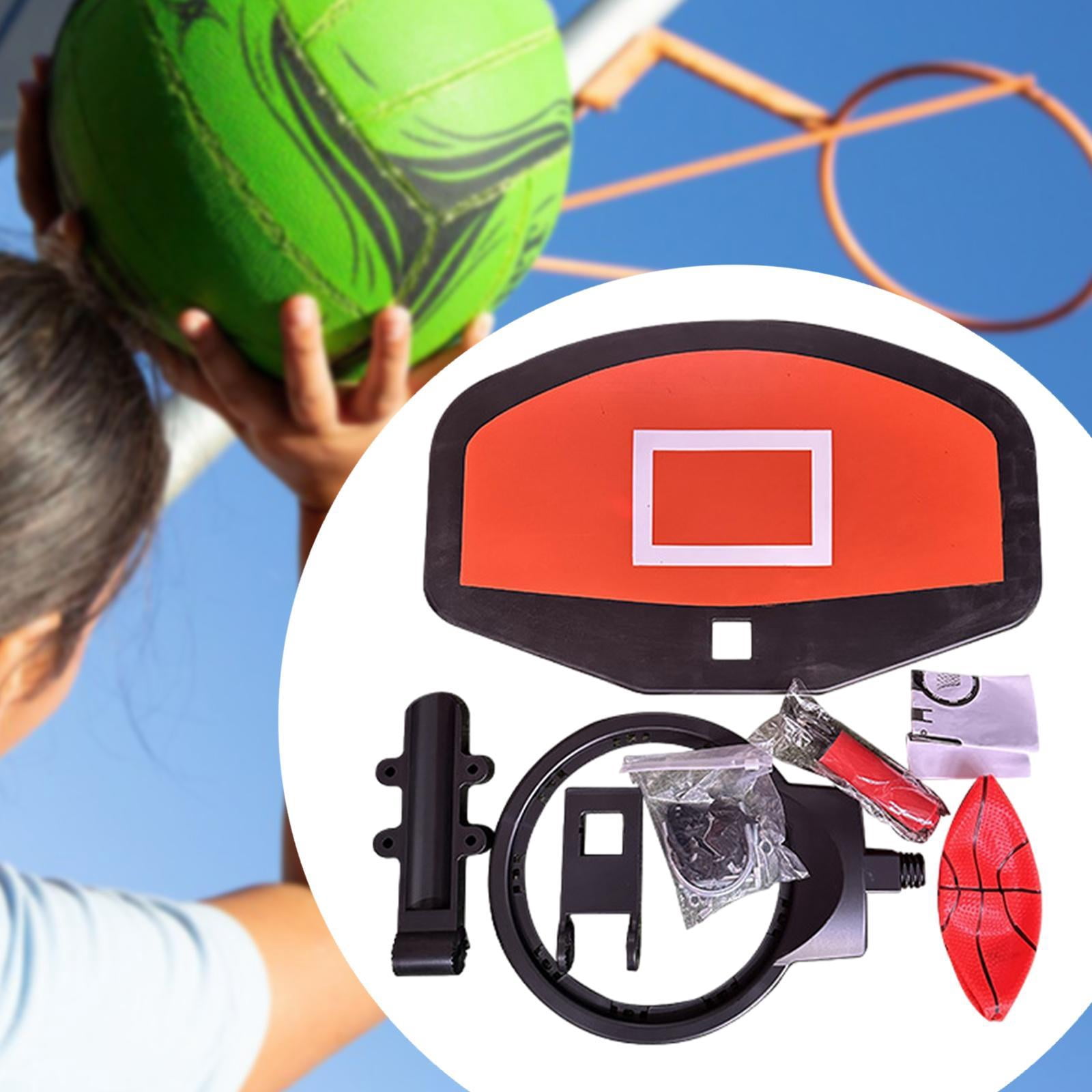 harayaa Basketball Hoop for Trampoline Basketball Frame Outdoor Easy to Install for Kids