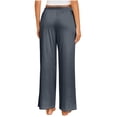 thumbnail image 6 of Drovellove Women's Christmas Straight Leg Casual Pajama Pants - Cropped Pants Cozy Polyester Lounge Trousers for Relaxing at Home or Outdoor Activities, 6 of 7