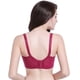 thumbnail image 3 of Sujetador de encaje sexy de talla grande, fino, con aro de acero fruncido en los laterales, lencería ajustable, 3 of 5