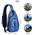 thumbnail image 5 of Sac à Bandoulière Psychédélique Apaisant avec Motif Mandala Indien, Sac à Dos Bandoulière Léger et Durable, Sangle Ajustable, Multiples Compartiments pour Activités de Plein Air et Voyage, 5 of 5