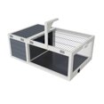 thumbnail image 6 of Reptile Habitat with Lamp Holder, 3 Acrylic Observation Windows, 2 Waterproof Trays, Lockable Top, Easy to Clean Wooden Enclosure for Turtles, Lizards, Snakes and Small Pets, 6 of 9