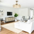thumbnail image 6 of Belladepot 42''  Retractable Ceiling Fan with Remote Control and Light Kit Gold, 6 of 8