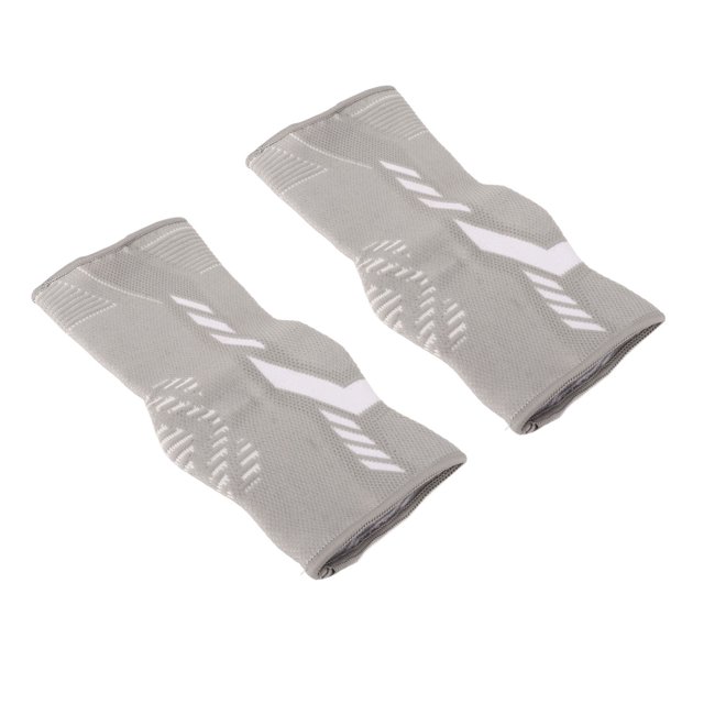 2 Pcs Protecteur de Cheville Tricoté Basketball Volleyball Sports Protection de Cheville Équipement de Protection Sportif Gris G