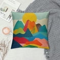 thumbnail image 2 of ONETECH Throw Pillow Covers  Decorative Square Boho Abstract Pillow Cases  Farmhouse Sunset Cushion Covers for Sofa Couch Home Decoration, 2 of 5