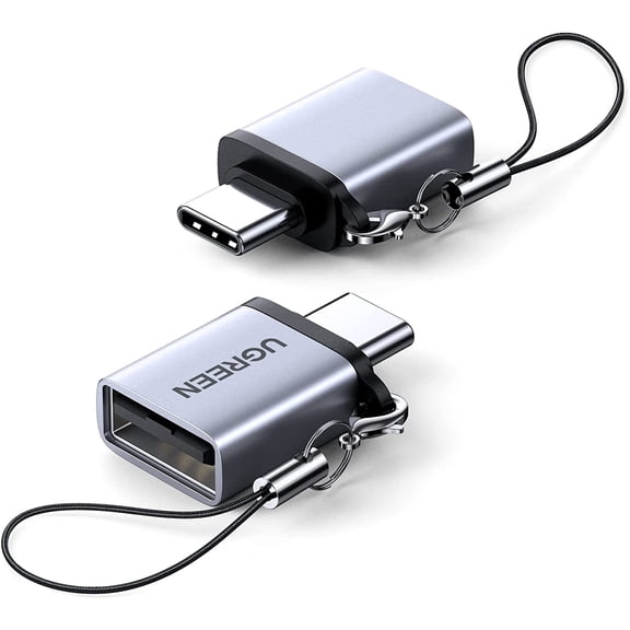 USB C to USB Adapter 3.0 USB C Male to USB Female Adapter OTG Type C Adapter for MacBook Pro MacBook Air Samsung Notebook Grey