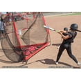 thumbnail image 3 of PowerNet Triple Threat Baseball Net, 3 Way 7' x 7' Batting, Hitting & Pitching Net Covers 147 Sq Ft, Softball Baseball Training Equipment, Baseball Practice Net (Royal Blue), 3 of 6