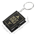 thumbnail image 2 of WORGEOUS 8 Uds llavero de Metal bíblico colgante de libro en miniatura llaveros regalos religiosos, 2 of 7