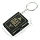 thumbnail image 2 of WORGEOUS 8 Uds llavero de Metal bíblico colgante de libro en miniatura llaveros regalos religiosos, 2 of 7