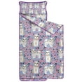 thumbnail image 2 of Bichon Dog Purple Florals Toddler Nap Mats for Kids Preschool,Sleeping Mat Bag or Kids,Toddler Sleeping Bag,Toddler Nap Mat or Daycare, 2 of 6