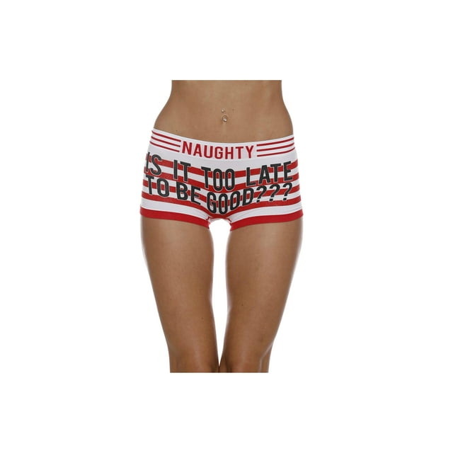 Secret Santa Culottes Aguichant pour Femmes Lingerie Noël Stylée Confortable Designer Unde