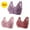 Purple1, variant on Xuniizn Wireless Bars for Women 3 Pack Breathable Lace Gatherd Bras Solid Color Plus Size Bras Seamless Mesh Straps Support Comfort Bras S-4XL, Gifts for Women