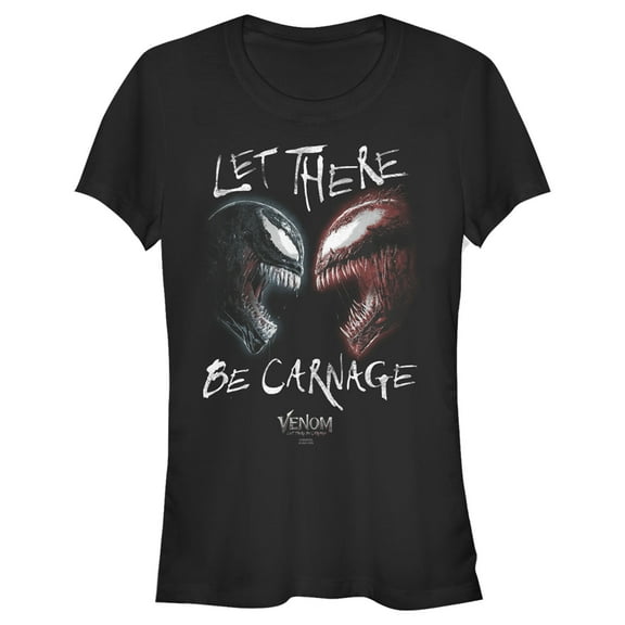 Junior's Marvel Venom: Let There be Carnage Black Vs. Red  Graphic Tee Black 2X Large