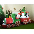 thumbnail image 5 of Tren gigante inflable, juguetes para decoración navideña al aire libre, Papá Noel inflable con LED, muñeco de nieve, árbol de Navidad para jardín, decoración de Año Nuevo, 5 of 5