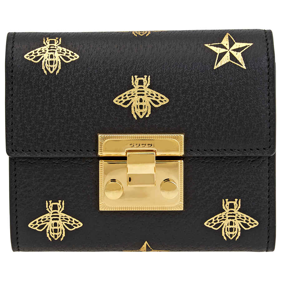 gucci bee wallet womens