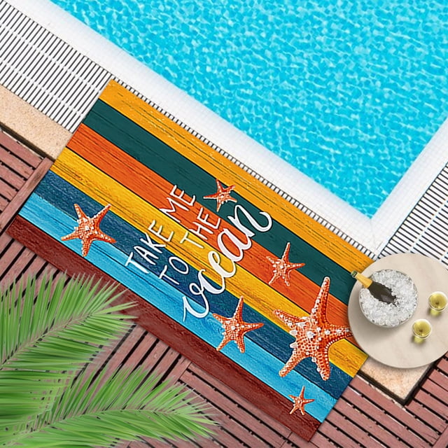 Fiudx Toalla de Playa de Doble Cara, Diseño Ligero y Compacto, Microfibra Resistente a La Arena, Secado Rápido, Suave y Absorbente, Ideal para Playa, Viajes, Camping y Exteriores, 160 X 80 Cm.
