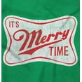 thumbnail image 2 of Xmas Its Merry Time Christmas Plus Size Crewneck Graphic Tee Shirt Brisco Brands 5X, 2 of 4