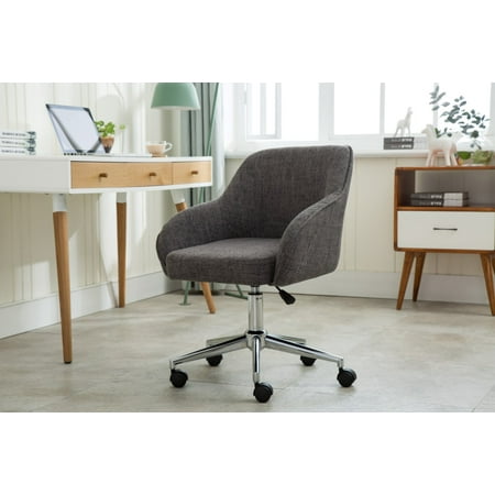 Porthos Home Adjustable Height Upholstered Contemporary Swivel