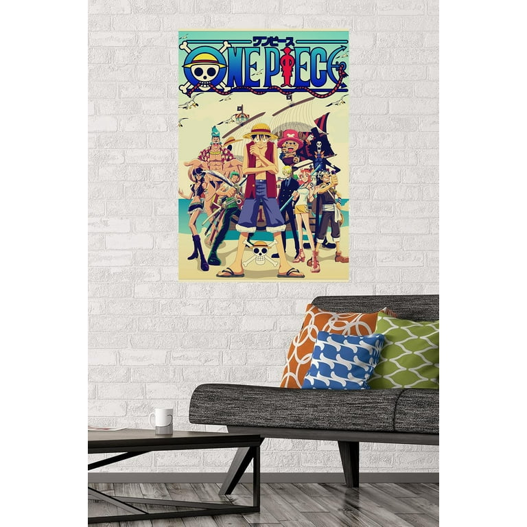 One Piece Poster Wall Poster, Anime Poster 11.8 X 16.5 In, Kraft