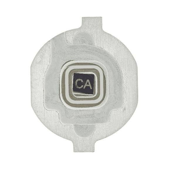 Replacement Home Button With Flex Compatible For iPhone 4 (White)