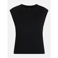 thumbnail image 6 of Time and Tru Women's Muscle Tank Top with Piped Trim, Sizes XS-XXXL, 6 of 6