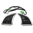 thumbnail image 1 of sweethay Interruptor para volante de coche, Control de crucero, controlador inalámbrico, volumen de teléfono, actualización de vehículo, Paneles de instrumentos para automóviles Negro plata, 1 of 6