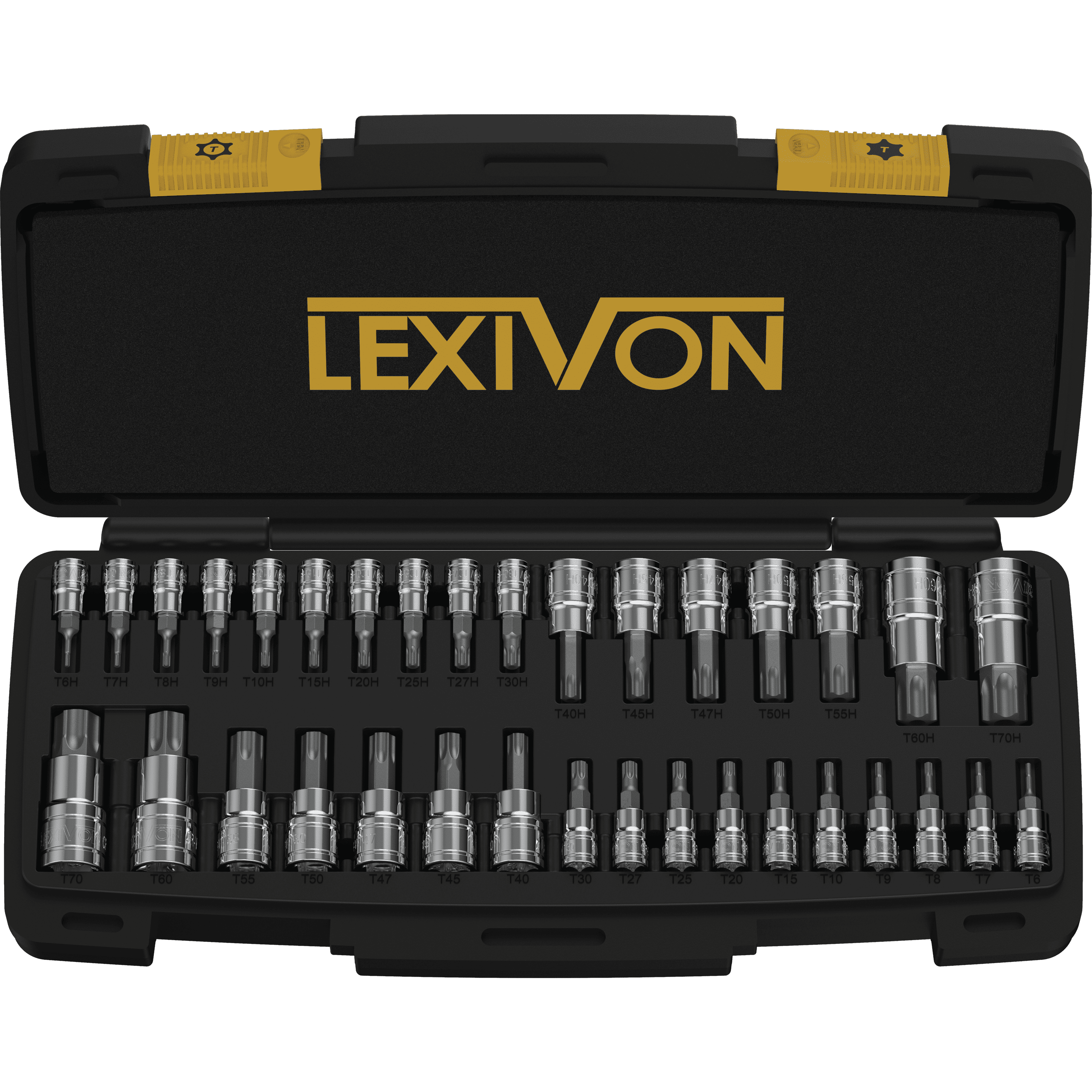 LEXIVON Master TORX Bit Socket Set, Premium S2 Alloy Steel Complete