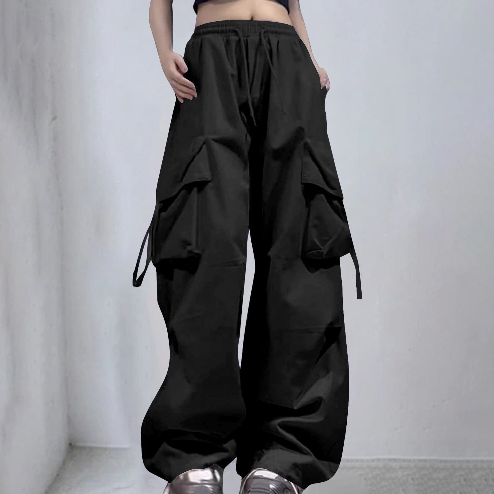 miiiyu】Lig. wide cargo pants ブラックの通販 | LAMINARCASHFLOW