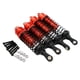 thumbnail image 1 of 4x Amortiguador de resortes de amortiguador delantero y trasero rojo para 1/10 Slash 4WD Sunnimix Amortiguador de choque RC Crawler, 1 of 5