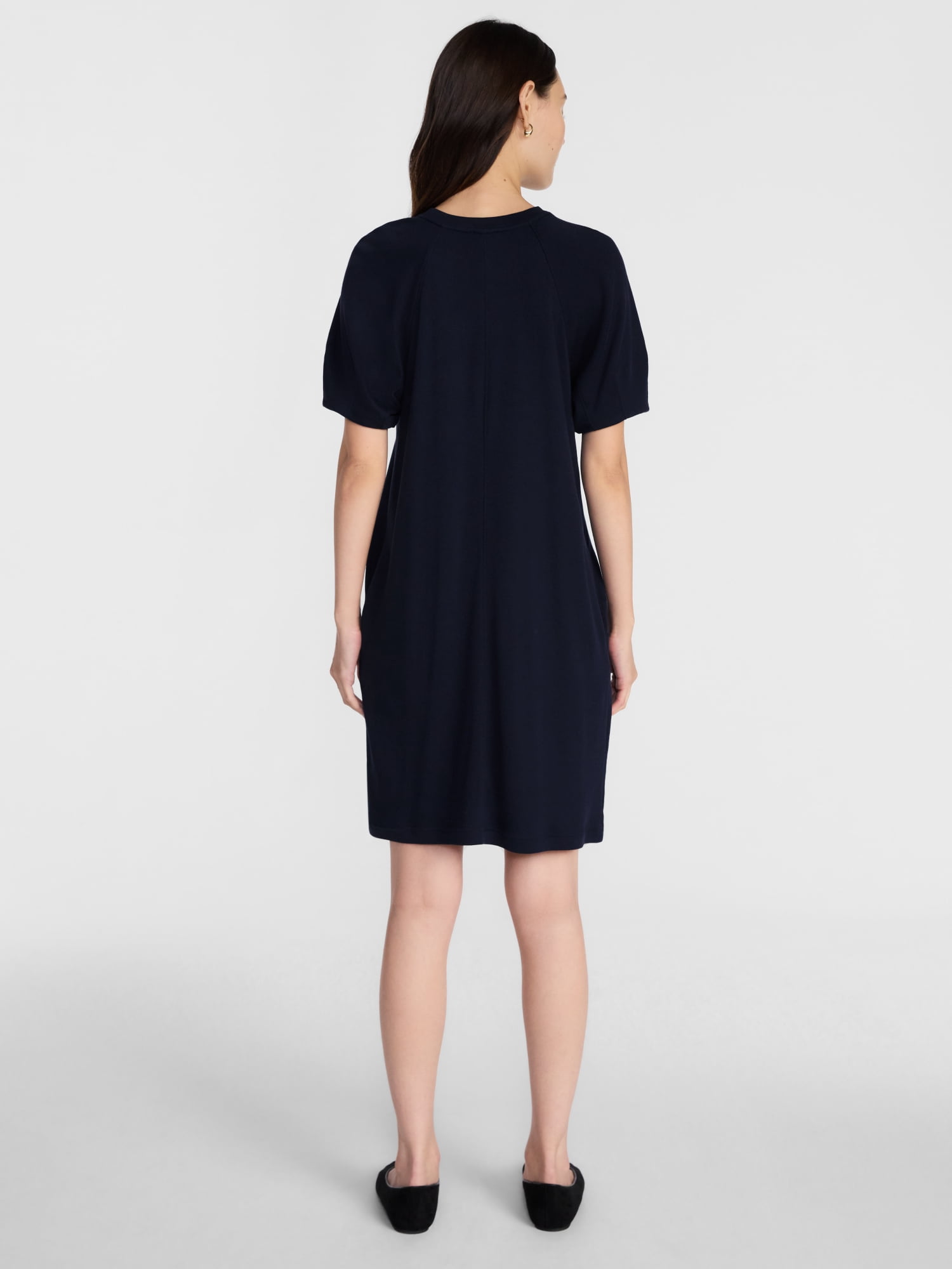 Scenario Women's and Women's Plus Mini Dress with Short Raglan Sleeves, Sizes XS-4X