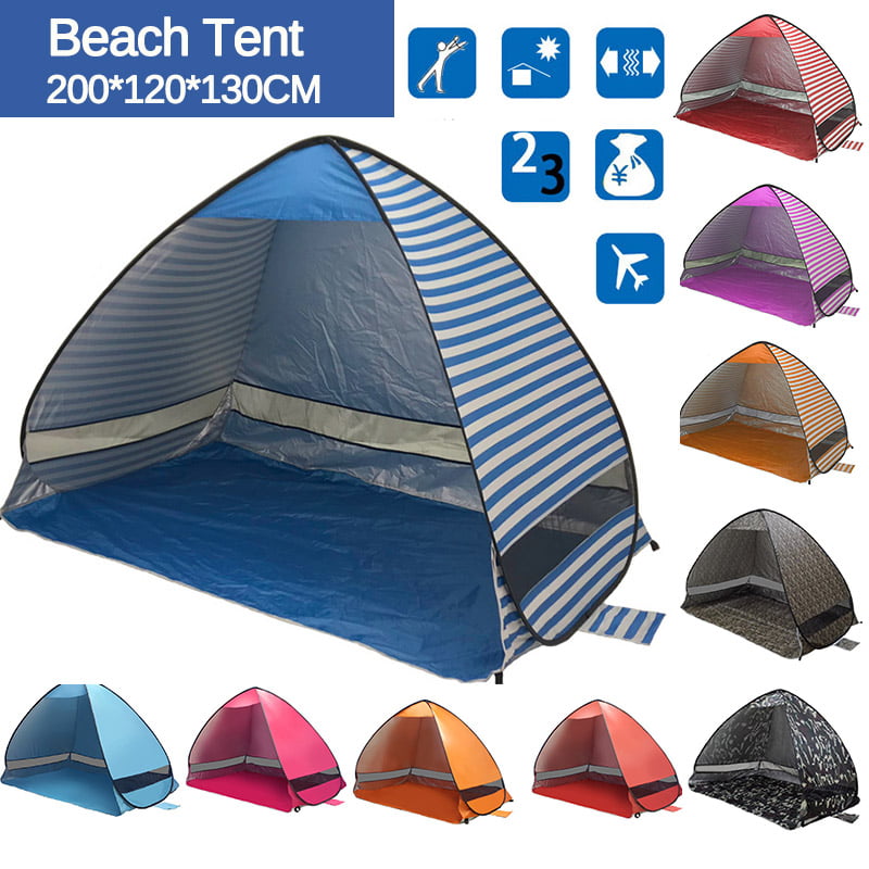 Pop Up Beach Tent Sun Shelter Anti-UV Camping Shade Hiking Garden Tent Outdoor 