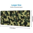 thumbnail image 3 of Military Camouflage Gaming Mouse Pad Large Mouse Pad (31.5x11.8 Inch) Non-Slip Rubber Base Large Desk Mat Desk Protector for Home Office Gaming Work, 3 of 6